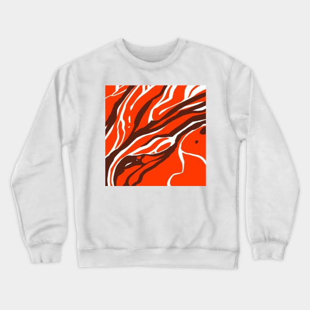 Orange splats Crewneck Sweatshirt by HunterMHD